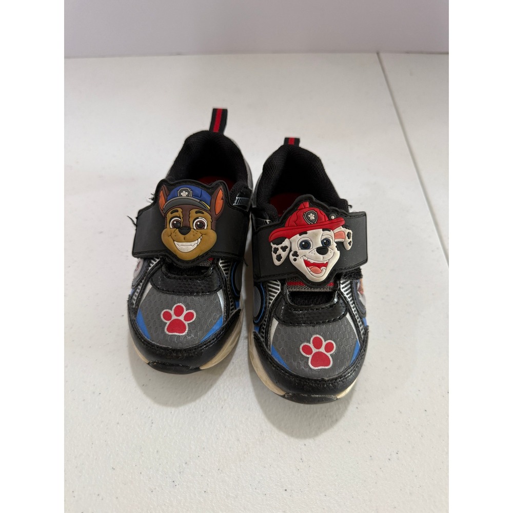 Paw Patrol Kids Light Up Sneakers‎ Size 6 Working Lights